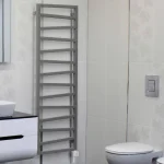Полотенцесушитель електричний Terma ZigZag 1070х500, підключення зліва, з виделкою, білий (WLZIG107050KS96E1OKXU) - Фото 2