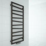 Полотенцесушитель электрический Terma ZigZag 1310х500, подключение справа, с вилкой, чёрный (WLZIG131050K9M5E8OKXU) - Фото 2
