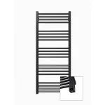 Полотенцесушитель электрический Terma FIONA One 1140х600, подключение справа, скрытое, чёрный (WWFIE114060K9M5E8P) - Фото 1