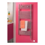 Полотенцесушитель электрический Zehnder Klaro 106,6х50 , хром (ZSLEC-120-50-DF) - Фото 3