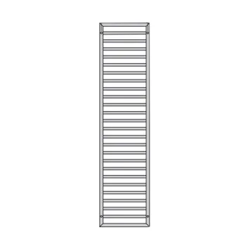 Полотенцесушитель електричний Zehnder Subway 1291х450… - Фото №1