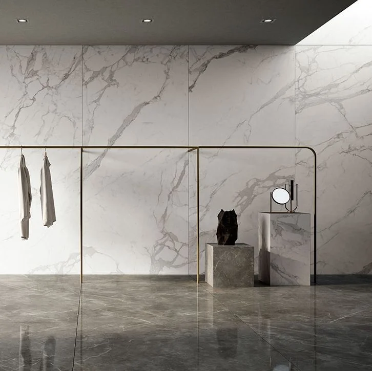 Керамогранит Сoem Wide Gres Statuario Effect 120х260 L/R (0ME261L) - Фото 4