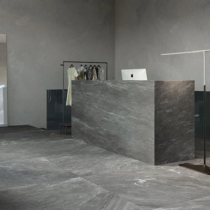 Керамограніт Сoem Wide Gres Cardoso Grigio Scuro 120х240 R (0PC247R) - Фото 4