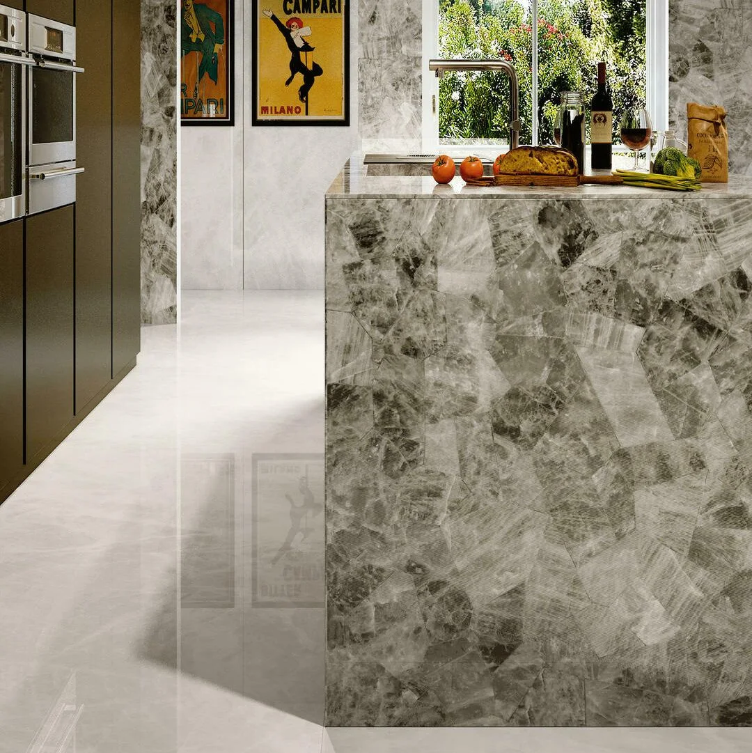 Керамограніт Casalgrande Padana Onici Onice Quarzo 120х278 Lucido 6,5mm (11570208) - Фото 2