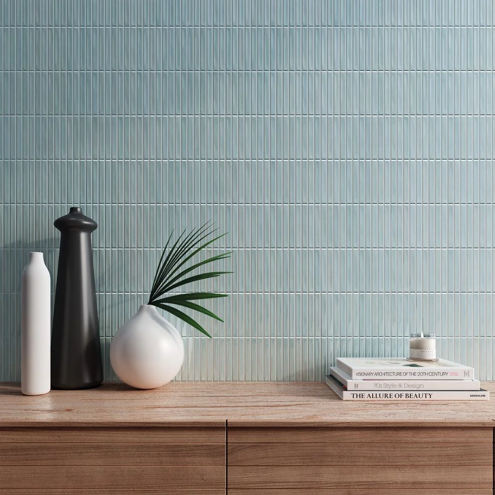 Плитка WOW Design, DNA Flash Bars Light Blue 12,5х25 см (133474) - Фото 2