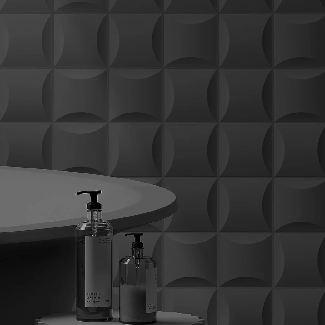 Керамограніт AVA/La Fabbrica UP Cuscino Black Glossy 10х10 15 мм (192052) - Фото 2