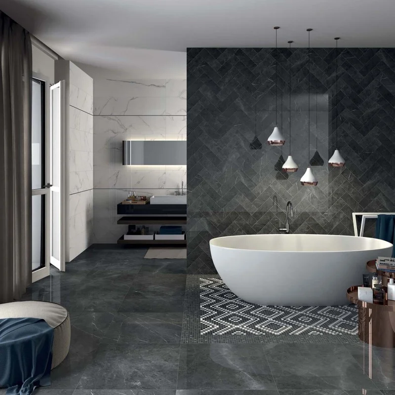 Керамогранит ABK Sensi Pietra Grey Sable 60х120 Nat Ret (1SR34700) - Фото 2