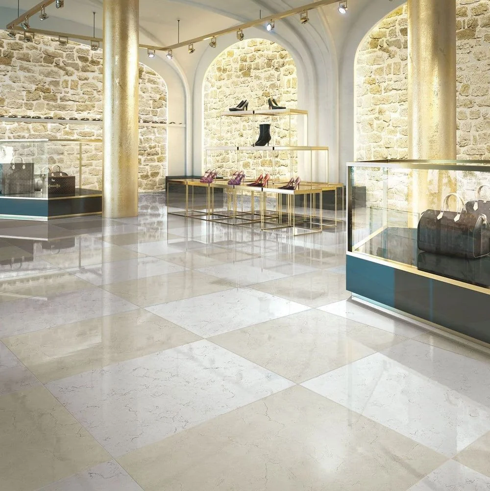 Керамогранит Casalgrande Padana Marmoker Crema Select Lucido 59x118 см (2464729) - Фото 2