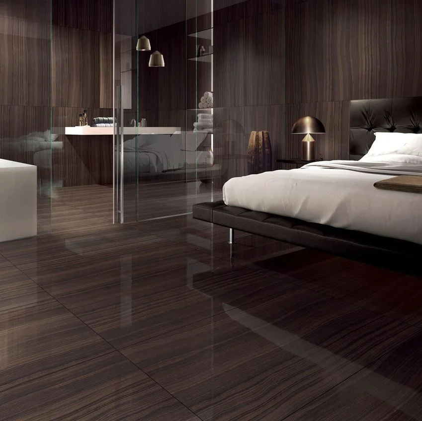 Керамогранит Casalgrande Padana Marmoker Travertino Moka Lucido 59x118 см (2464796) - Фото 2