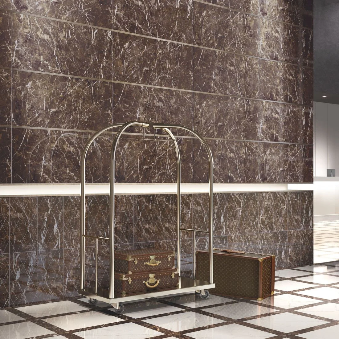 Керамогранит Casalgrande Padana Marmoker Saint Laurent Lucido 59x118 см (2464819) - Фото 2