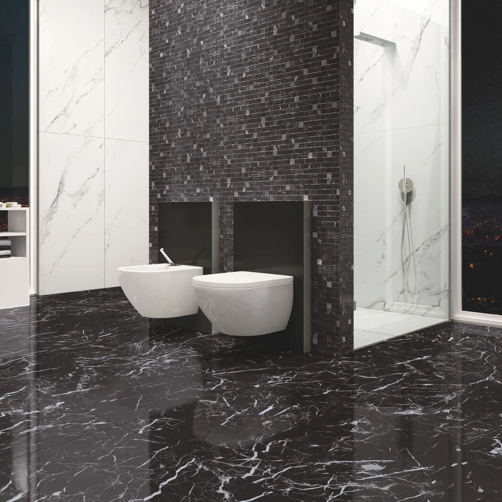 Керамогранит Casalgrande Padana Marmoker Nero Creta 120x278 Honed (2570021) - Фото 2
