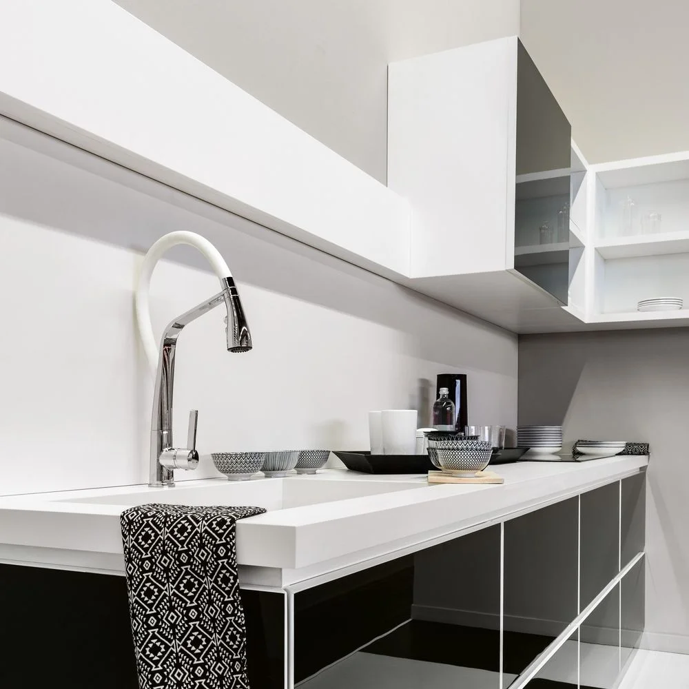 Керамогранитная плита для столешниц Florim, Color White Matte Su 160х320 см 20 мм (751210) - Фото 4