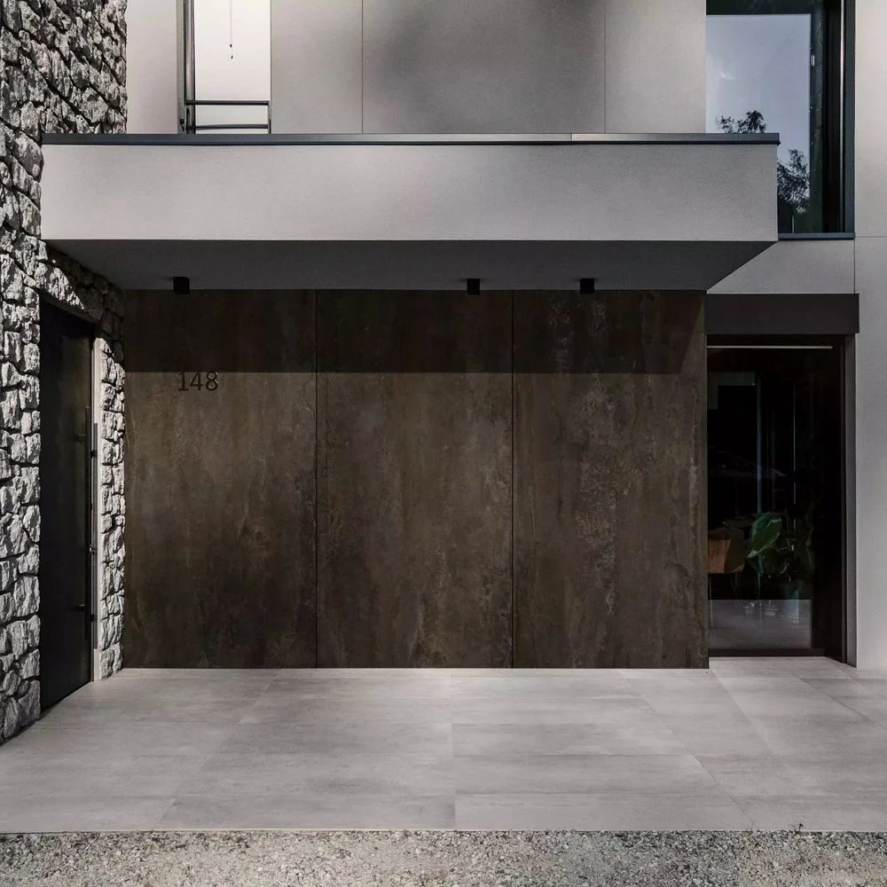 Керамогранитная плита для столешниц Florim, Cement Light Gray Matte Stuoiato Su 160x320 см 12 мм (751290) - Фото 2