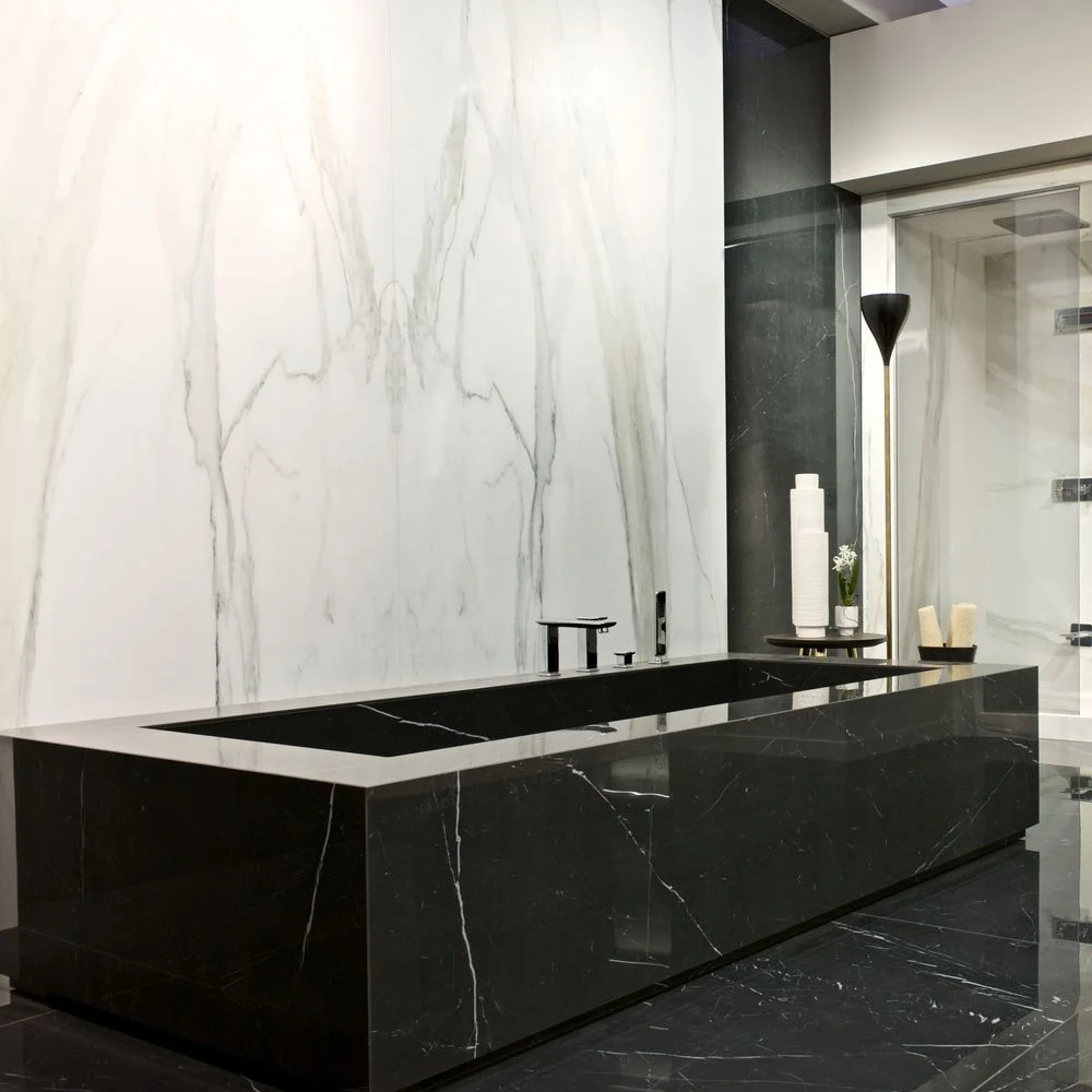 Керамогранитная плита для столешниц Florim, Marble Marquinia Matte Stuoiato Su 160х320 см 6 мм (751379) - Фото 2