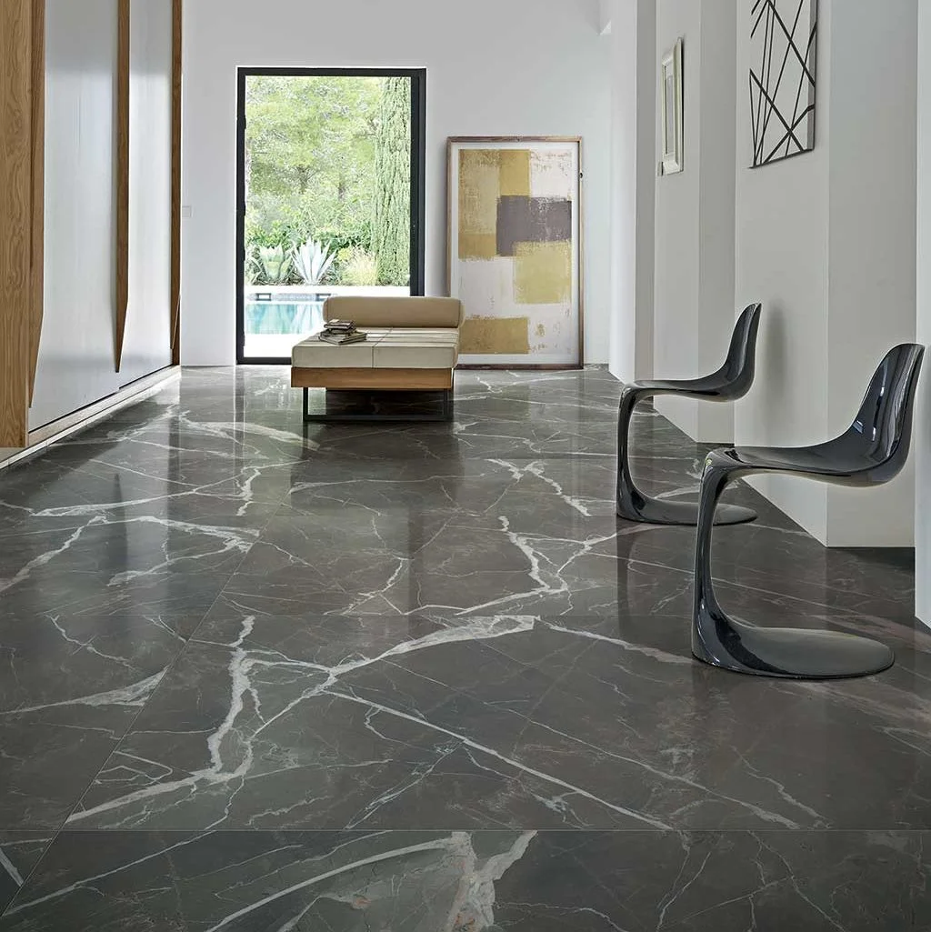 Керамогранит Casa Dolce Casa Stones & More 2.0 Calacatta Black Glossy 10 мм 60х120 Rett (756232) - Фото 2