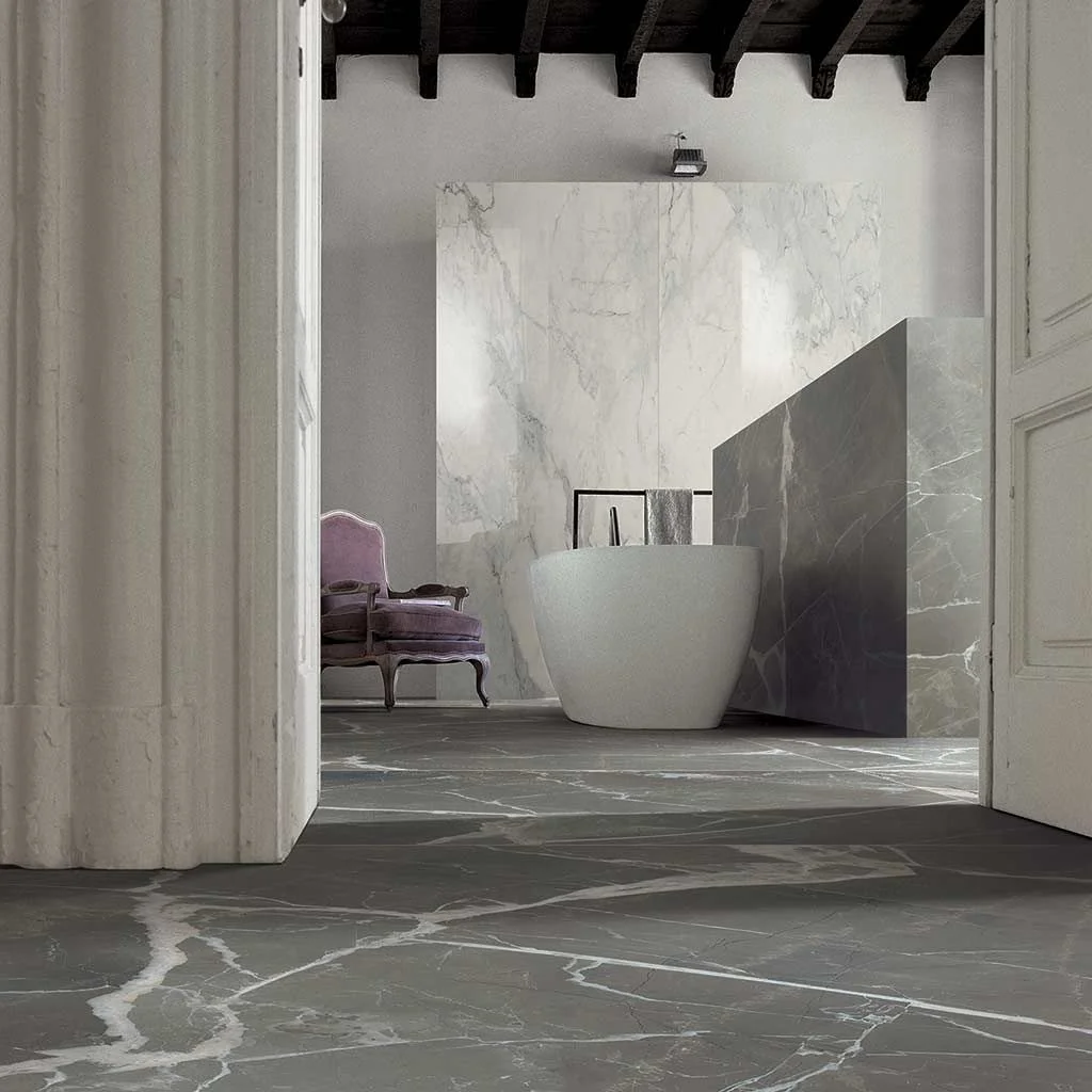 Керамогранит Casa Dolce Casa Stones & More 2.0 Calacatta Black Glossy 6 мм 120х240 Ret (756554) - Фото 3