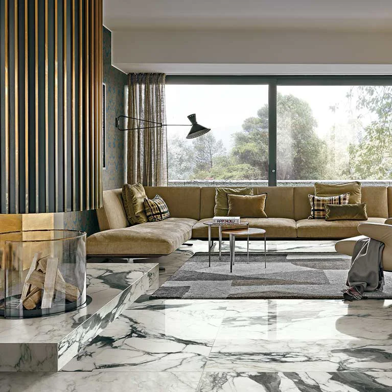 Керамогранит Rex Les Bijoux Calacatta Altissimo Blanc 60x120 (766330) - Фото 3