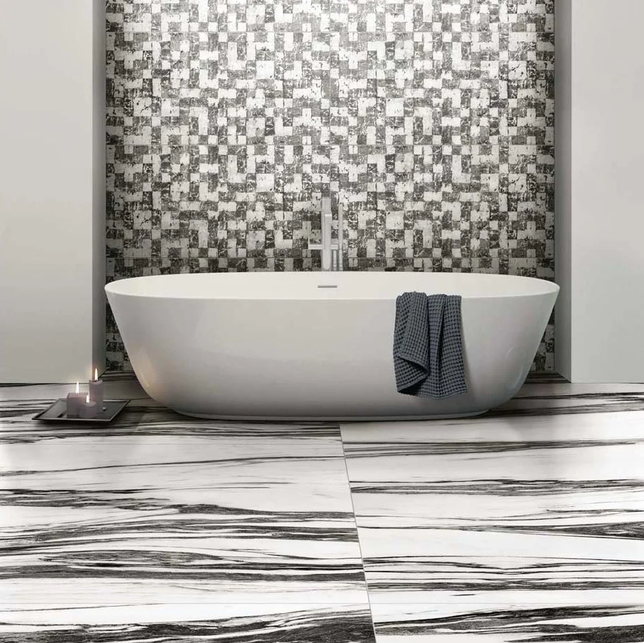 Керамограніт Floor Gres B & W_Marble Fall 60х120 (766407) - Фото 2
