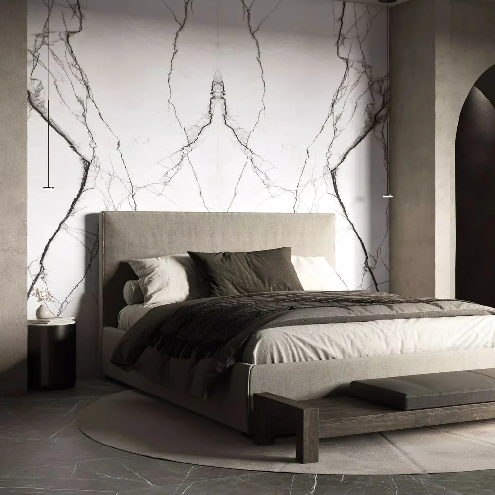 Керамогранитная плита для столешниц Florim, Marble Breach B Glossy Stuoiato Su 160х320 см 12 мм (768750) - Фото 4