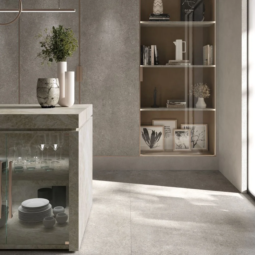 Керамогранітна плита для стільниць Florim, Marble Yamuna Glossy Stuoiato Su 160х320 см 12 мм (768762) - Фото 3