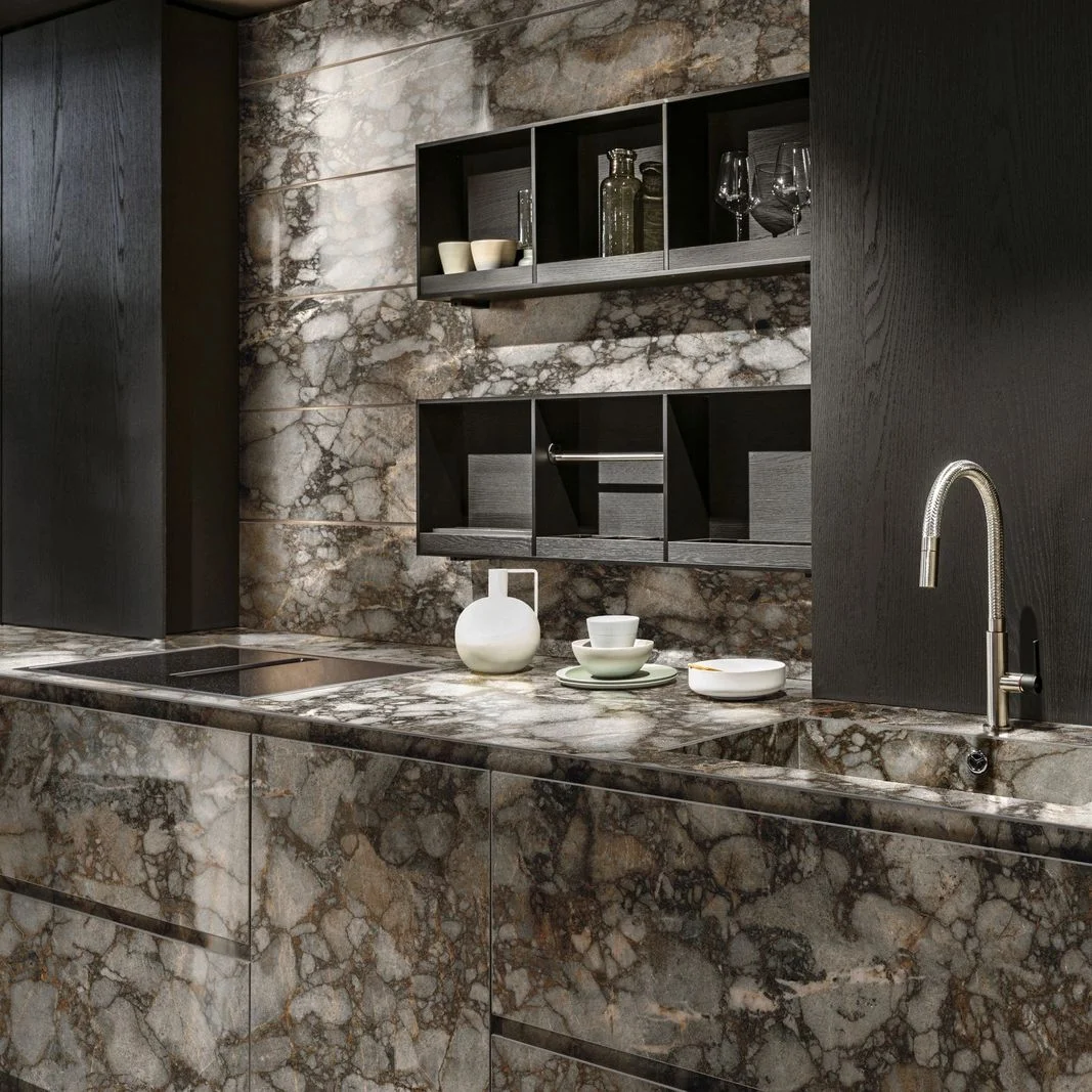 Керамогранітна плита для стільниць Florim, Marble Heritage Riverbed Matte 160х320 Rt 6 мм (777577) - Фото 2