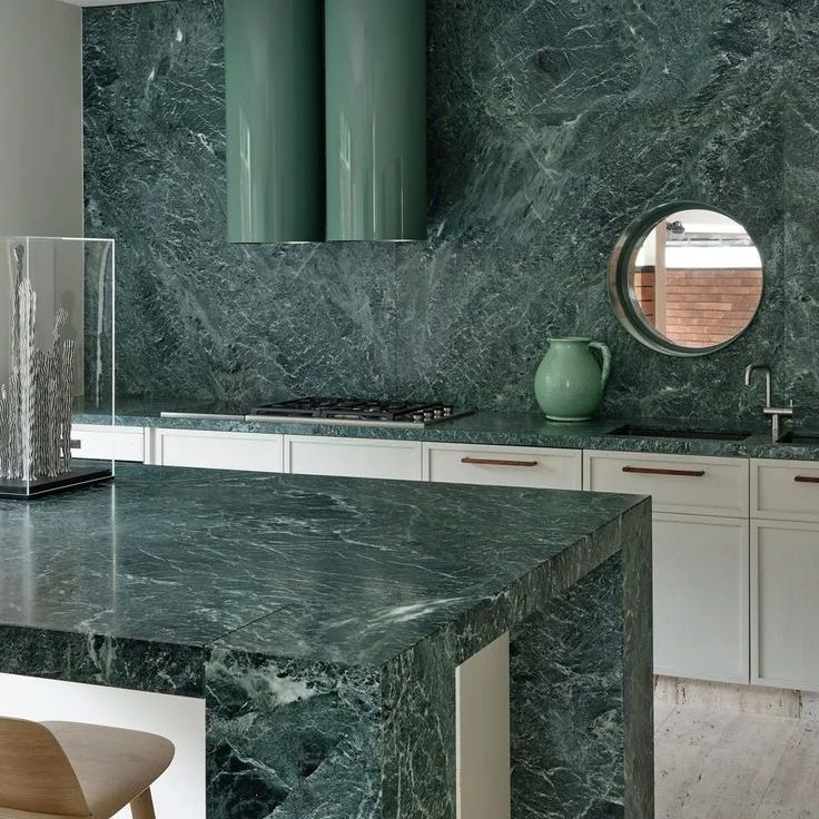 Керамогранитная плита для столешниц Florim, Marble Verde Alpi Matte 160х320 Rt 6 мм (777579) - Фото 2