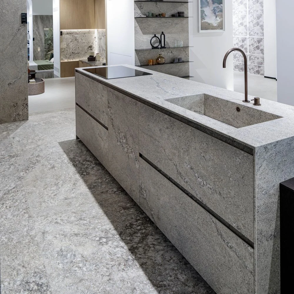 Керамогранітна плита для стільниць Florim, Stone Plima White 01 Matte 160х320 Rt 6 мм (777598) - Фото 2