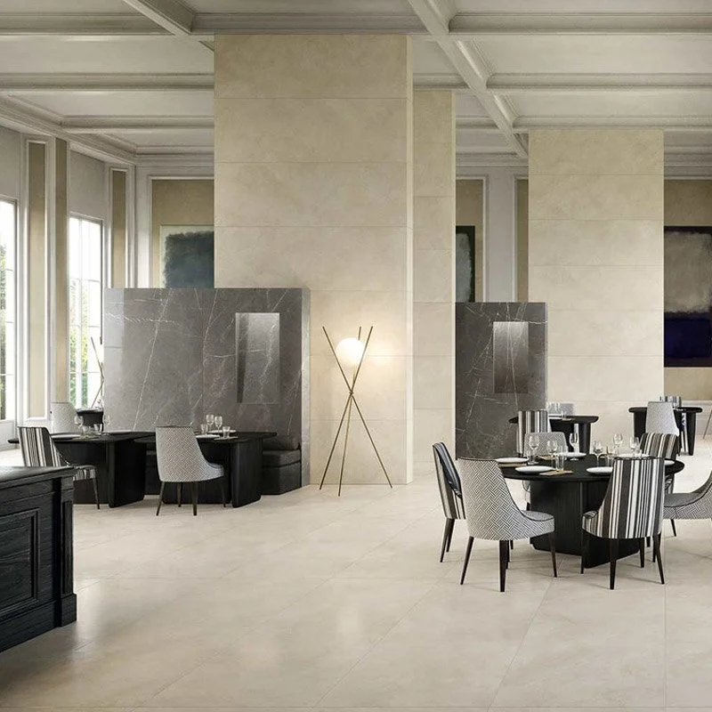 Керамогранитная плита для столешниц Florim, Marble Stone Marfil Glossy Stuoiato Su 160х320 см 12 мм (777615) - Фото 2