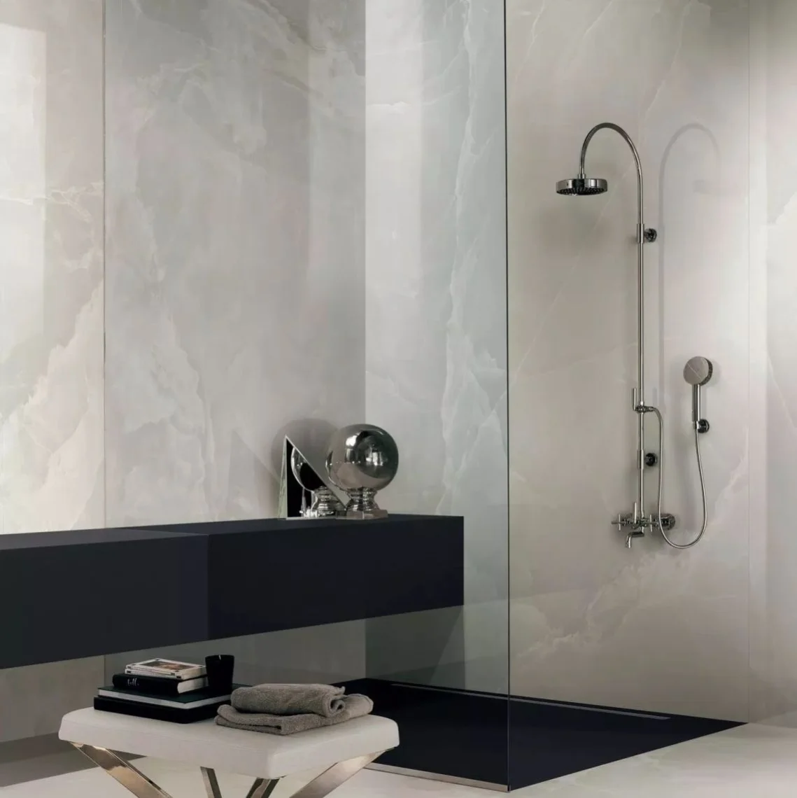 Керамогранит Florim Eccentric Luxe, Cloudy White 60х120 glossy 6mm (778831) - Фото 2