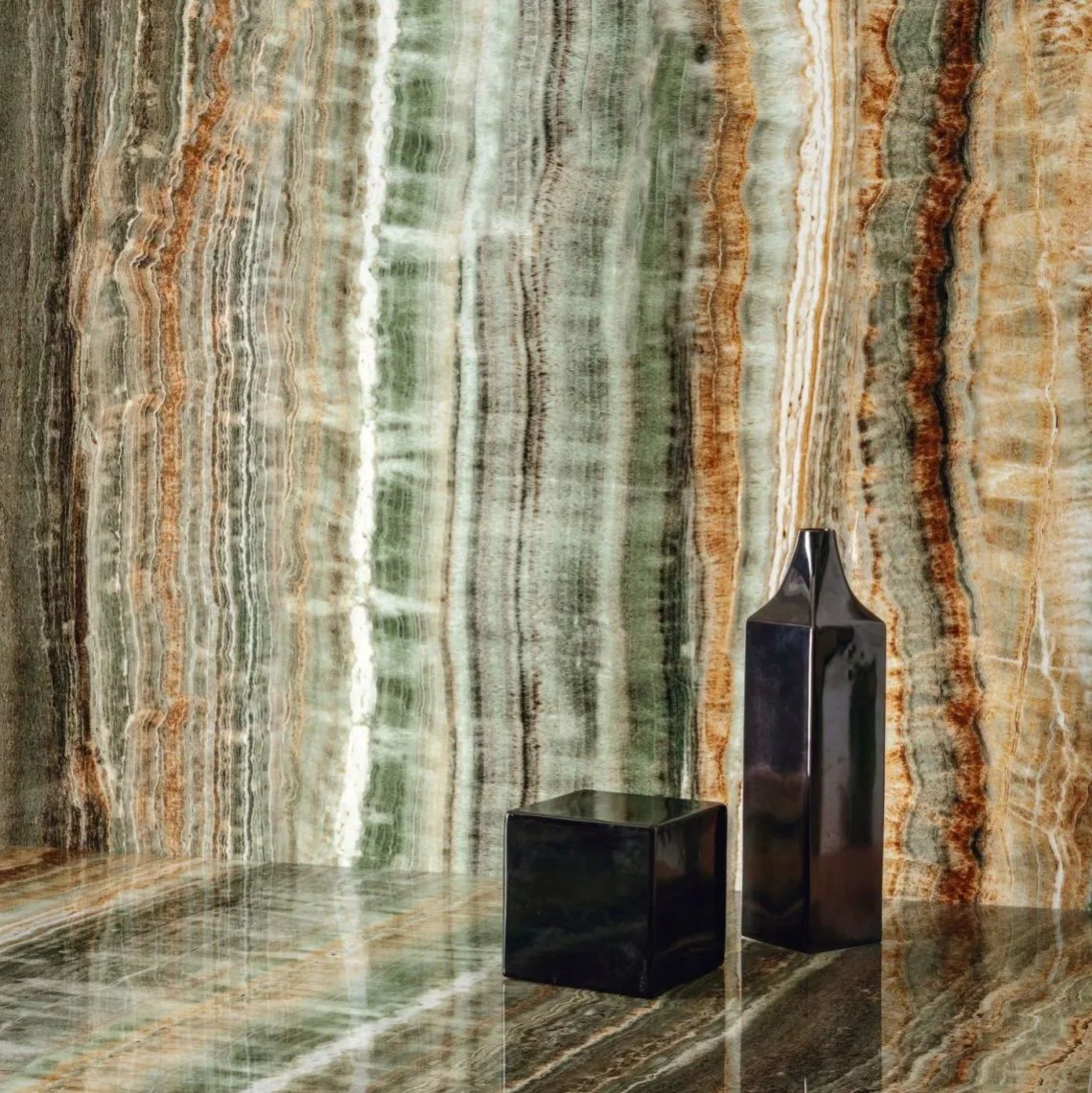 Керамогранит Florim Eccentric Luxe Mint Glossy 60x120 Ret 9mm (778841) - Фото 2