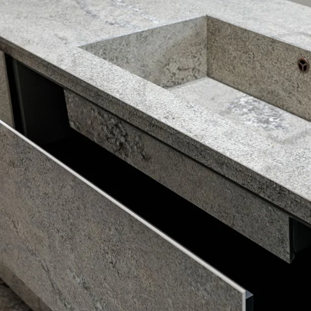Керамогранітна плита для стільниць Florim, Stone Blue Granite 160х320 Matte Leather Stu SU 12 мм (780439) - Фото 2