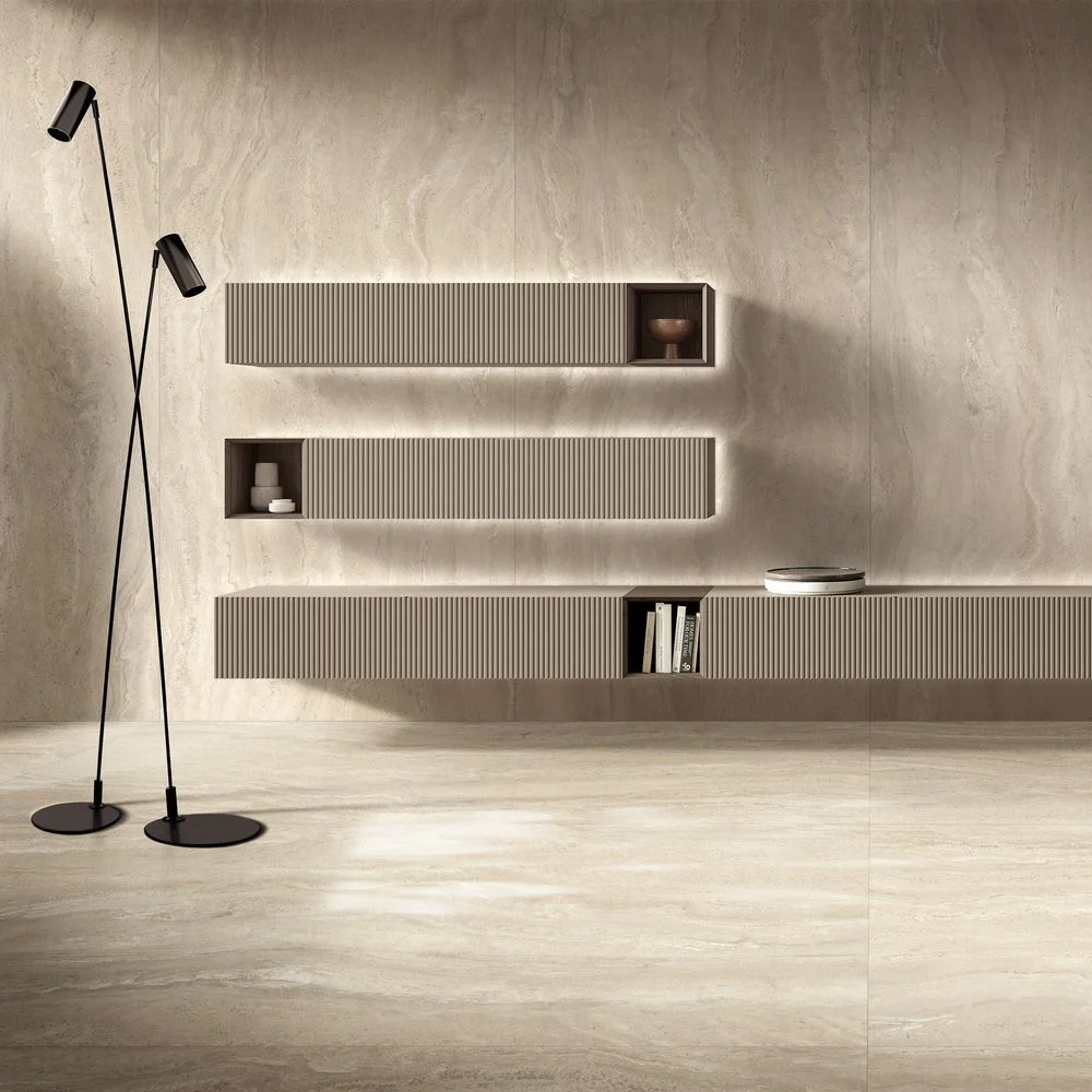 Керамограніт Florim Authentic Luxe, Gold Travertine 60х120 Matte 9mm (780969) - Фото 3