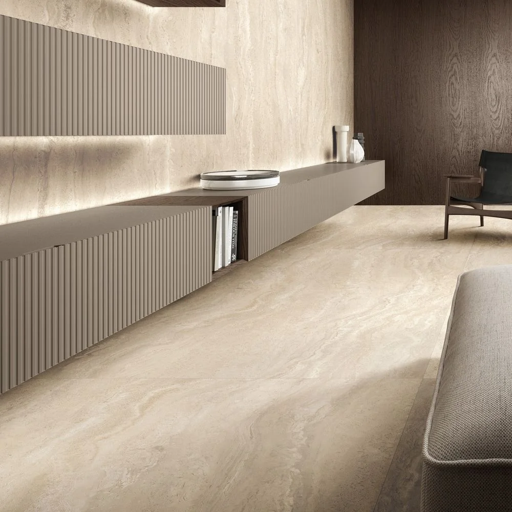 Керамограніт Florim Authentic Luxe, Gold Travertine 60х120 GRIP 9mm (781019) - Фото 3