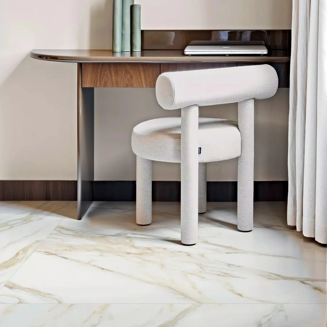 Керамогранит Florim, Glam Luxe Apuano Oro 60x120 см Glossy 6 мм (793599) - Фото 2