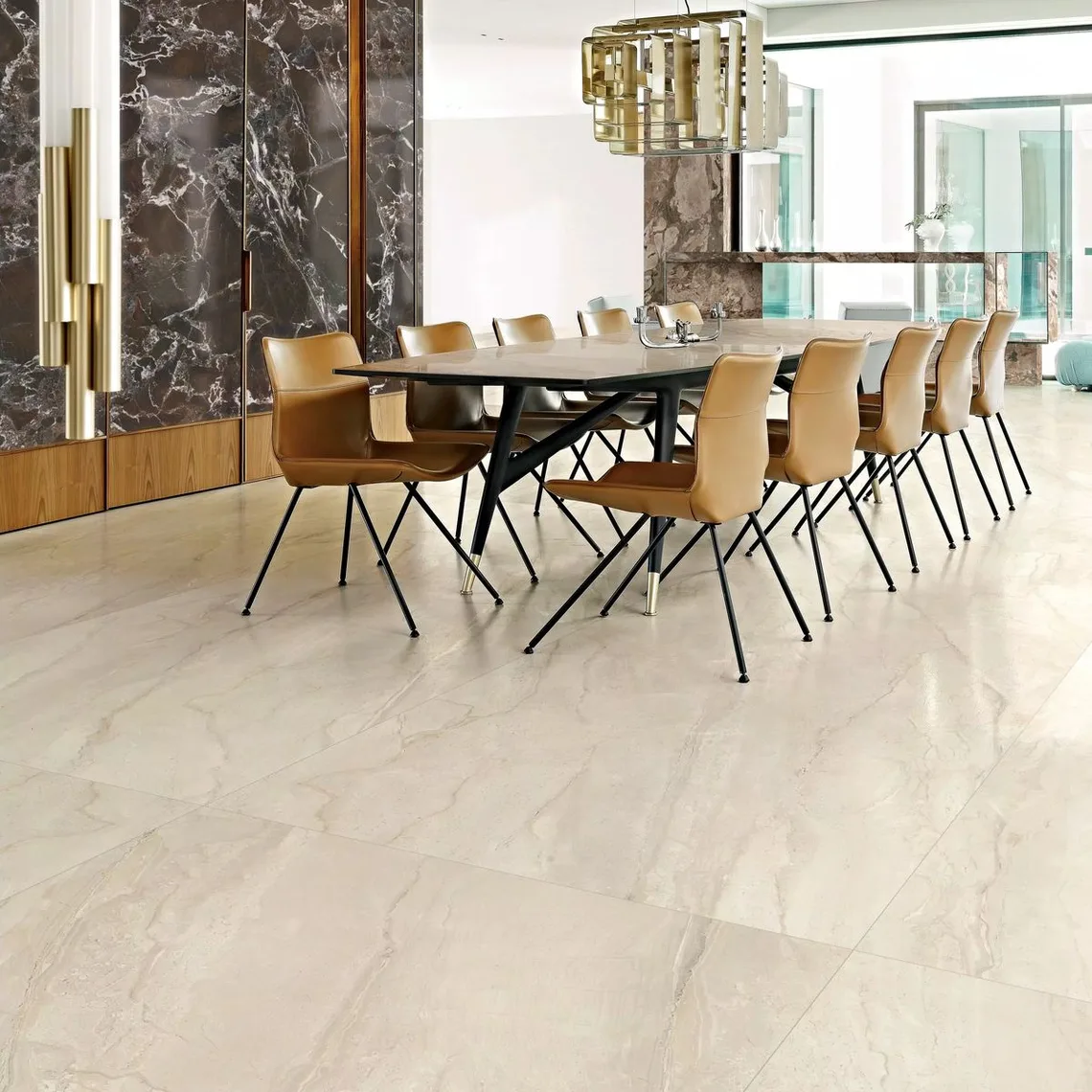 Керамогранит крупноформатный Florim, Glam Luxe Orosei Crust 120x280 см Matte Leather 6 мм (793721) - Фото 2