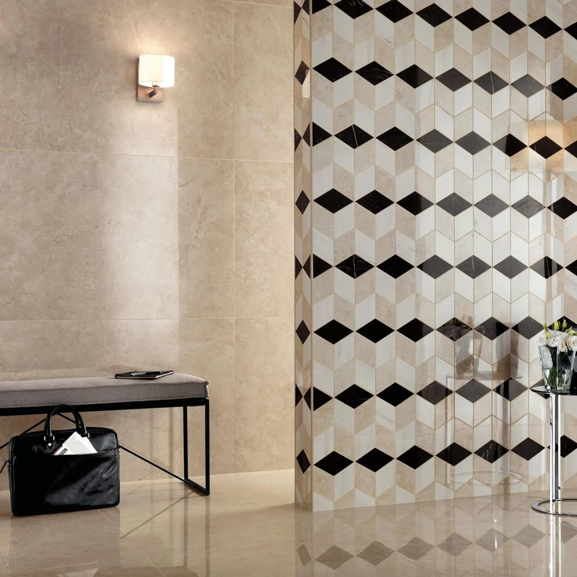 Плитка настенная Atlas Concorde Marvel Cream Prestige 50x120 (A4S5) - Фото 3