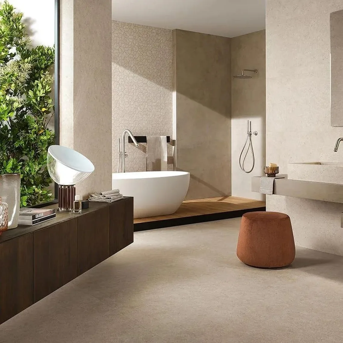 Керамогранит Atlas Concorde, Boost Stone Ivory 60x60 см Matt 9 мм (A6RD) - Фото 2