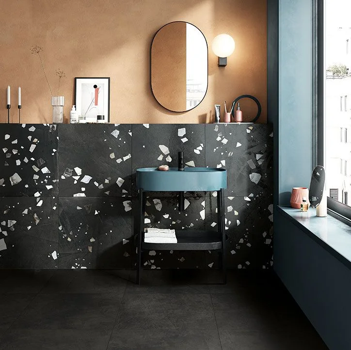 Керамограніт Fioranese Schegge Deco Grafite 90х90 R (ACS907R) - Фото 2