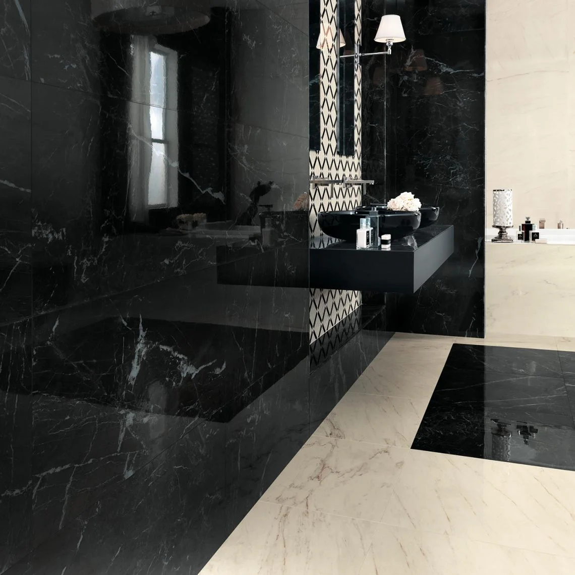 Керамогранит Atlas Concorde Marvel Pro Noir St.Laurent 75x75 (AD4Z) - Фото 3