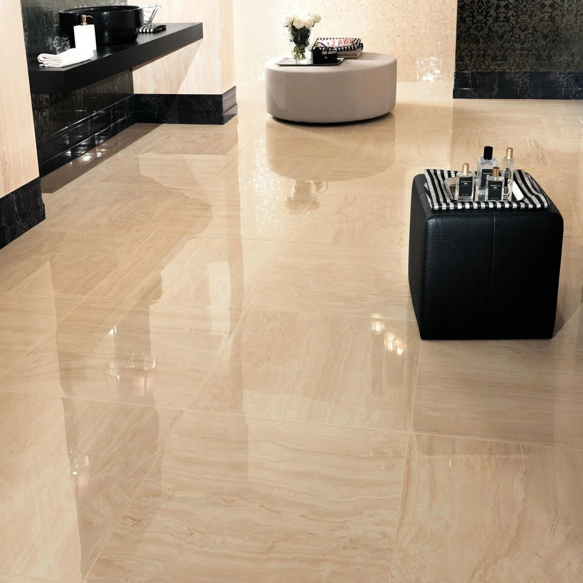 Керамогранит Atlas Concorde Marvel Pro Travertino Alabastrino 60x60 (ADUL) - Фото 3