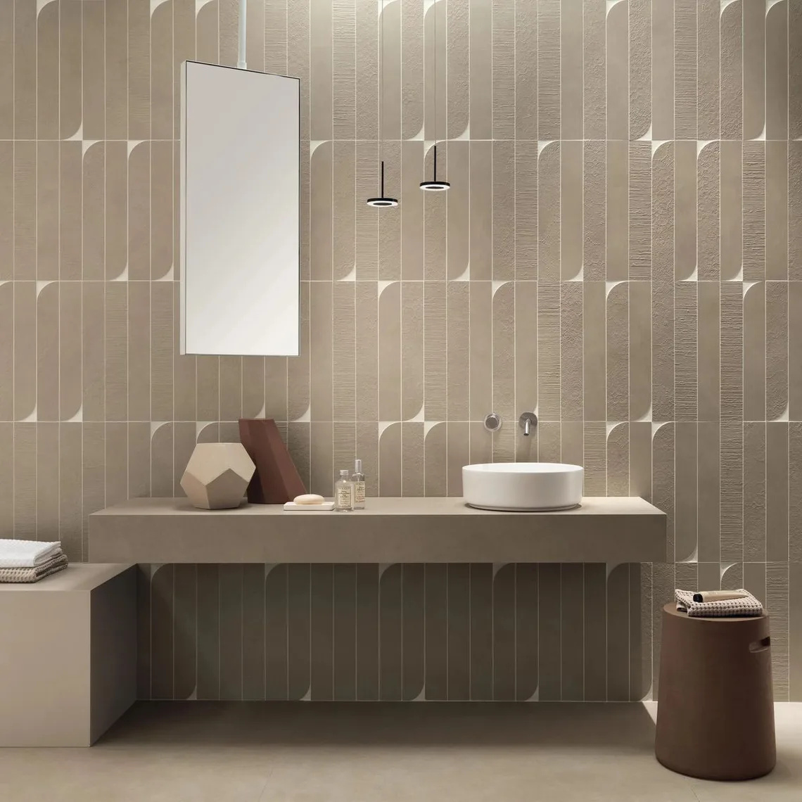 Керамограніт Atlas Concorde, Boost Natural Ash Mosaico Piano Mix 50х40,5 см Matt 8.5 мм (AHHI) - Фото 2