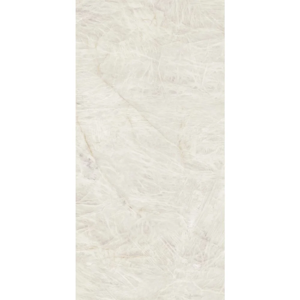 Керамогранитная плита для столешниц Atlas Plan, Crystal White Bookmatch Polished 159x324 см 20 мм (AIRH) - Фото 2