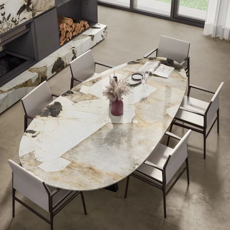 Керамогранитная плита для столешниц Atlas Plan, Desert Soul Polished 160x320 Rt. 6 мм (AJKG) - Фото 2