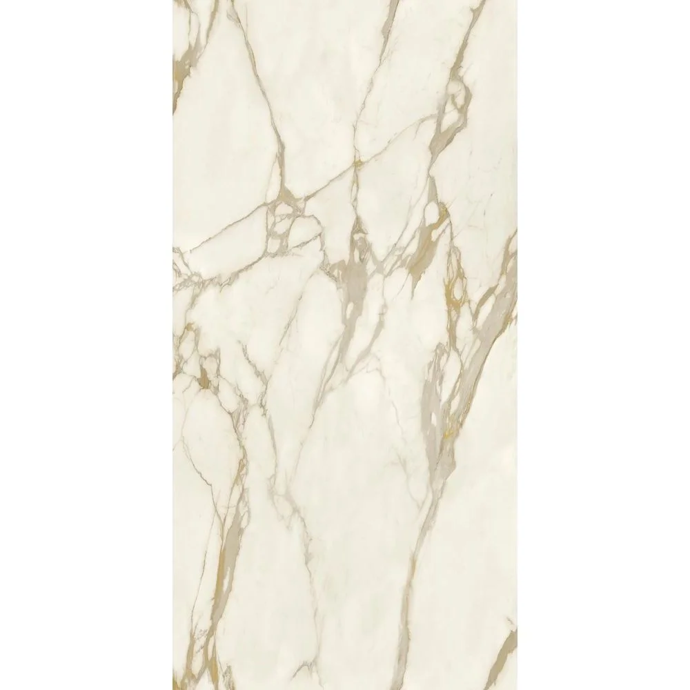 Керамогранитная плита для столешниц Atlas Plan, Calacatta Gold Bookmatch Polished 160x320 Rt. 6 мм (AKE7) - Фото 2