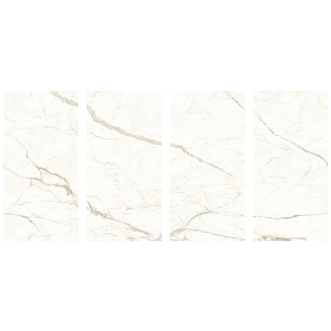Керамогранитная плита для столешниц Atlas Plan, Calacatta Prestigio Polished 160x320, Kit Endless 4 pcs Rt. 6 мм (AKFL) - Фото 2
