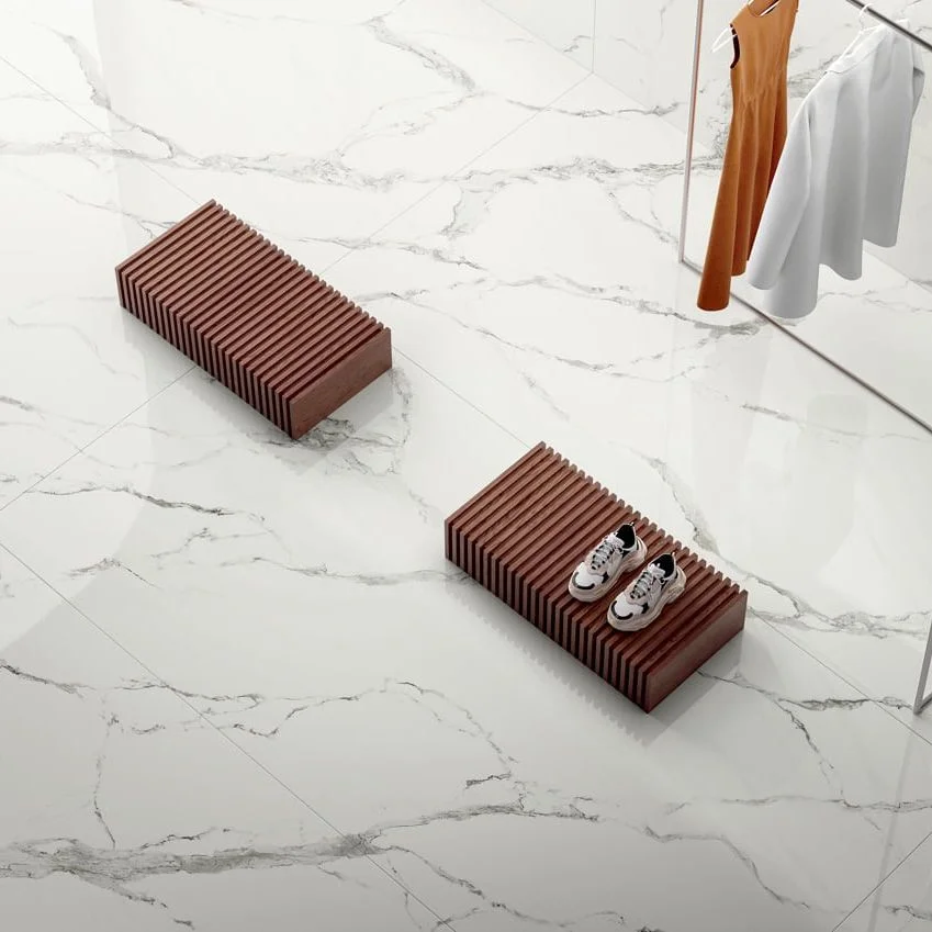 Керамогранит Fiandre Marble Lab Calacatta bellissimo, 60x60, lucidato, 8мм (AL199X860) - Фото 2