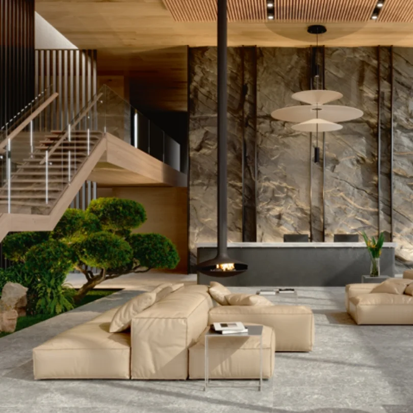 Керамогранит GranitiFiandre Pulsar Gravel Pulsar 120х60 Strutturato R10 B 10 мм (AP271X1064) - Фото 3