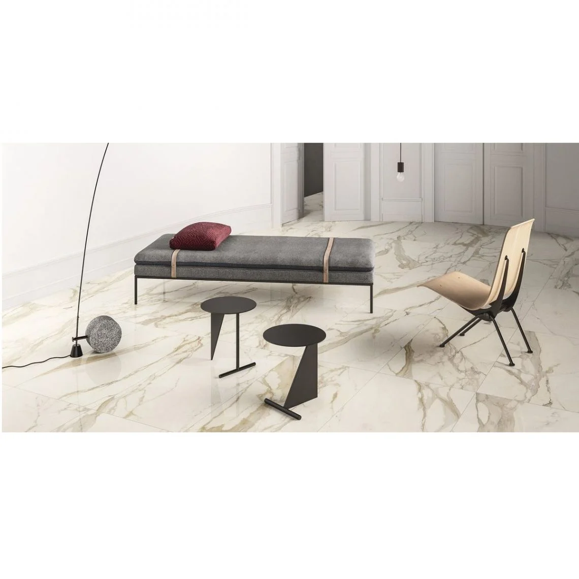 Керамограніт Fiandre Marble Lab Calacatta Elite, 120х60, semilucidato, 8мм (AS204X864) - Фото 3