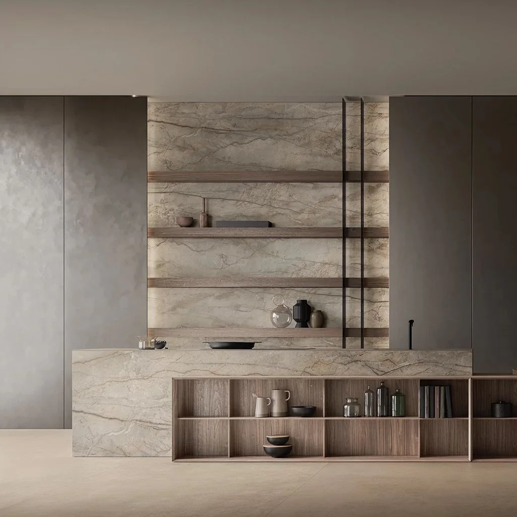 Керамогранитная плита для столешниц Atlas Plan, Silver Root Silk 162x324 ST 12 мм (AX0R) - Фото 3