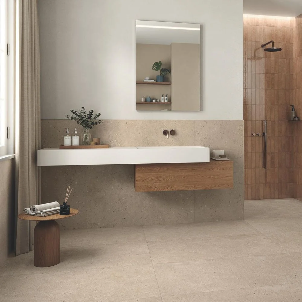 Керамограніт Atlas Concorde, Grain Terrazzo Ash 60х120 Matt 8 мм (HFVQ) - Фото 2